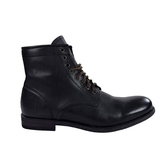 Frye Tyler Flex Lace Up Boots Mens Size 9.5 D Black Leather FR40156 NEW - Picture 4 of 8